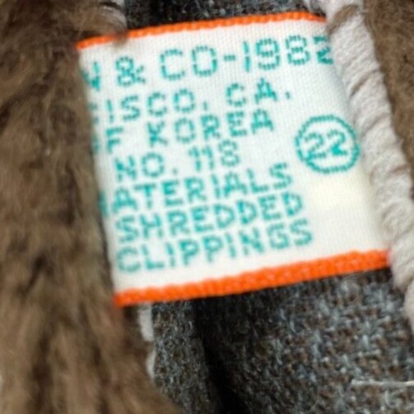 Vintage R. Dakin & Co Plush (1982) Butterfly Moth Mariposa Stuffed Puppet - Picture 8 of 8